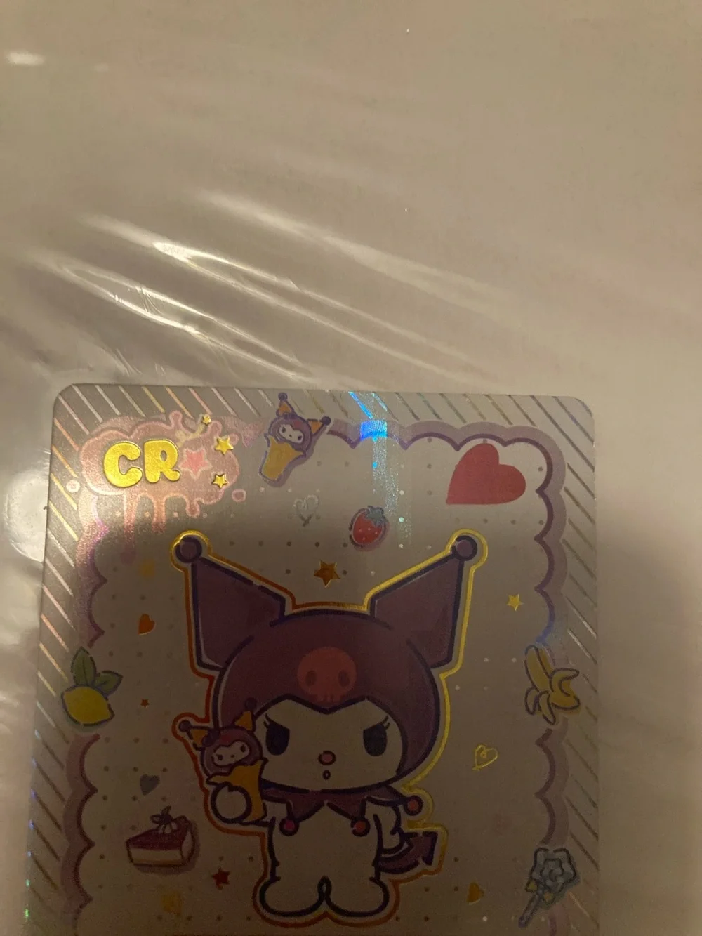 Sanrio Kuromi Holographic Pink Purple Trading Card